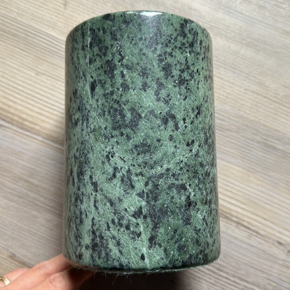 Vintage jade marble wine chiller - Picture 2 of 3